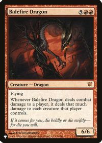Balefire Dragon — The List Reprints
