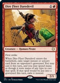 Dire Fleet Daredevil — Commander: Adventures in the Forgotten Realms