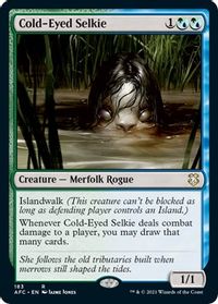 Cold-Eyed Selkie — Commander: Adventures in the Forgotten Realms