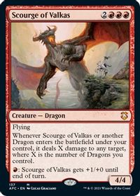 Scourge of Valkas — Commander: Adventures in the Forgotten Realms