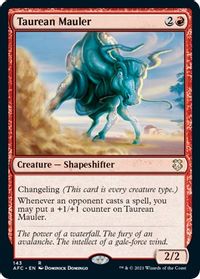 Taurean Mauler — Commander: Adventures in the Forgotten Realms