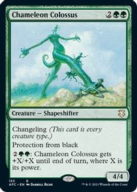 Chameleon Colossus — Commander: Adventures in the Forgotten Realms