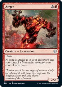 Anger — Commander: Adventures in the Forgotten Realms