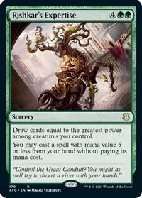 Rishkar's Expertise — Commander: Adventures in the Forgotten Realms