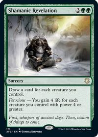 Shamanic Revelation — Commander: Adventures in the Forgotten Realms