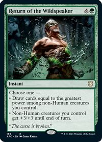 Return of the Wildspeaker — Commander: Adventures in the Forgotten Realms