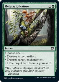 Return to Nature — Commander: Adventures in the Forgotten Realms