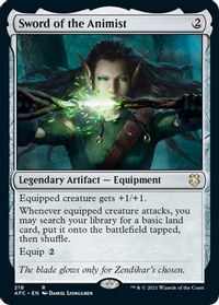 Sword of the Animist — Commander: Adventures in the Forgotten Realms