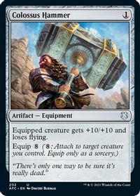 Colossus Hammer — Commander: Adventures in the Forgotten Realms