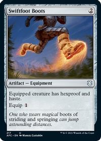 Swiftfoot Boots — Commander: Adventures in the Forgotten Realms