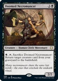 Doomed Necromancer — Commander: Adventures in the Forgotten Realms