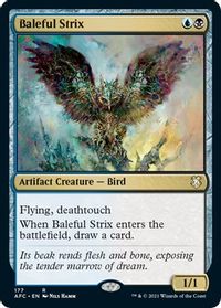 Baleful Strix — Commander: Adventures in the Forgotten Realms