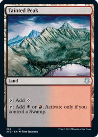 Tainted Peak — Commander: Adventures in the Forgotten Realms