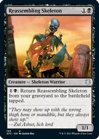 Reassembling Skeleton — Commander: Adventures in the Forgotten Realms