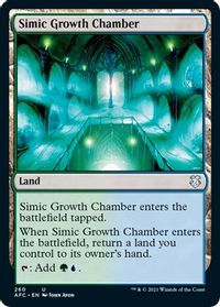 Simic Growth Chamber — Commander: Adventures in the Forgotten Realms