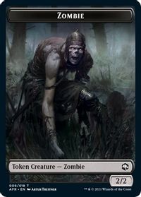Zombie Token — Adventures in the Forgotten Realms