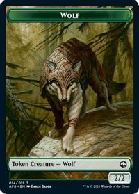 Wolf Token — Adventures in the Forgotten Realms