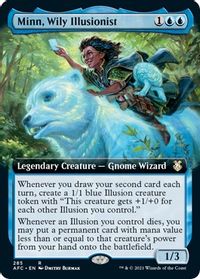 Minn, Wily Illusionist (Extended Art) — Commander: Adventures in the Forgotten Realms