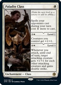 Paladin Class — Promo Pack: Adventures in the Forgotten Realms