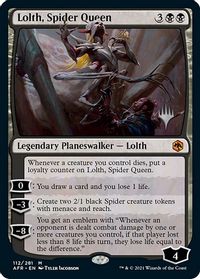 Lolth, Spider Queen — Promo Pack: Adventures in the Forgotten Realms