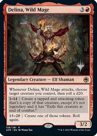 Delina, Wild Mage — Promo Pack: Adventures in the Forgotten Realms