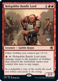 Hobgoblin Bandit Lord — Promo Pack: Adventures in the Forgotten Realms