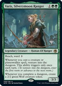 Varis, Silverymoon Ranger — Promo Pack: Adventures in the Forgotten Realms