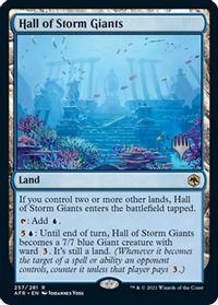 Hall of Storm Giants — Promo Pack: Adventures in the Forgotten Realms