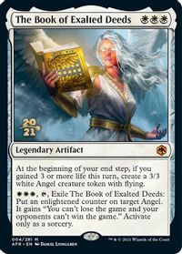 The Book of Exalted Deeds — Prerelease Cards