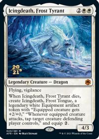 Icingdeath, Frost Tyrant — Prerelease Cards
