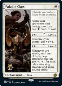 Paladin Class — Prerelease Cards