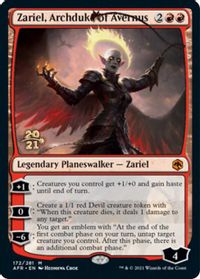 Zariel, Archduke of Avernus — Prerelease Cards