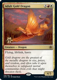 Adult Gold Dragon — Prerelease Cards