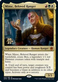 Minsc, Beloved Ranger — Prerelease Cards