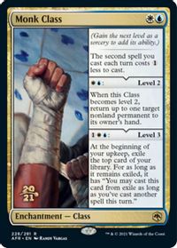 Monk Class — Prerelease Cards