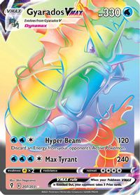 Gyarados VMAX (Secret) — SWSH07: Evolving Skies