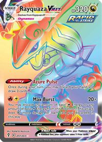 Rayquaza VMAX (Secret) — SWSH07: Evolving Skies