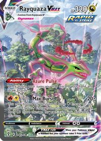 Rayquaza VMAX (Alternate Art Secret) — SWSH07: Evolving Skies