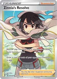 Zinnia's Resolve (Full Art) — SWSH07: Evolving Skies
