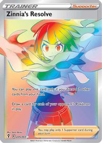 Zinnia's Resolve (Secret) — SWSH07: Evolving Skies