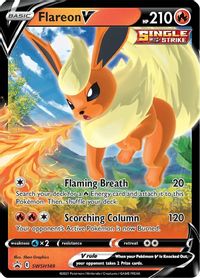 Flareon V - SWSH149 — SWSH: Sword & Shield Promo Cards
