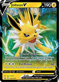 Jolteon V - SWSH151 — SWSH: Sword & Shield Promo Cards