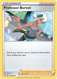 Professor Burnet - SWSH167 — SWSH: Sword & Shield Promo Cards