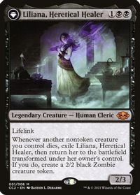 Liliana, Heretical Healer — Commander Collection: Black