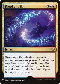 Prophetic Bolt — The List Reprints