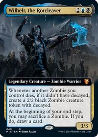 Wilhelt, the Rotcleaver (Extended Art) — Commander: Innistrad: Midnight Hunt