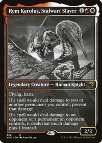 Rem Karolus, Stalwart Slayer (Showcase) — Innistrad: Midnight Hunt