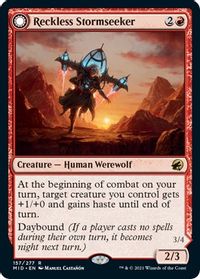 Reckless Stormseeker — Innistrad: Midnight Hunt