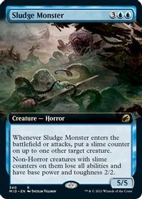 Sludge Monster (Extended Art) — Innistrad: Midnight Hunt