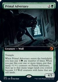 Primal Adversary (Extended Art) — Innistrad: Midnight Hunt